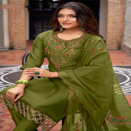 Milan Silk Handwork Kurta Set