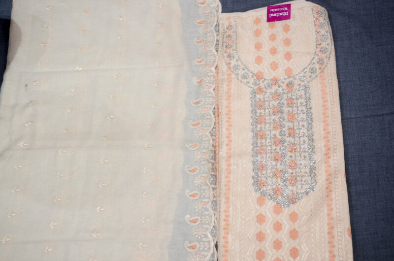 cotton Block Printed Unstitched Suits