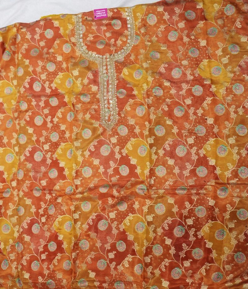 Brocade Silk Unstitched Suit