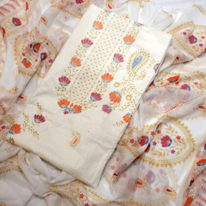 Cotton Block Printed Unstitched Suits