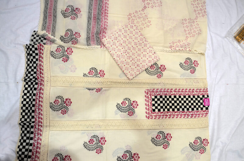 Cotton Block Printed Unstitched Suits