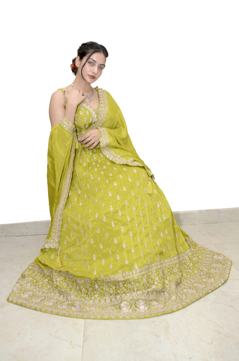 Stitched Gajji Silk Fancy Lehenga Choli