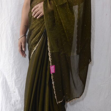 Jimmy chiffon saree